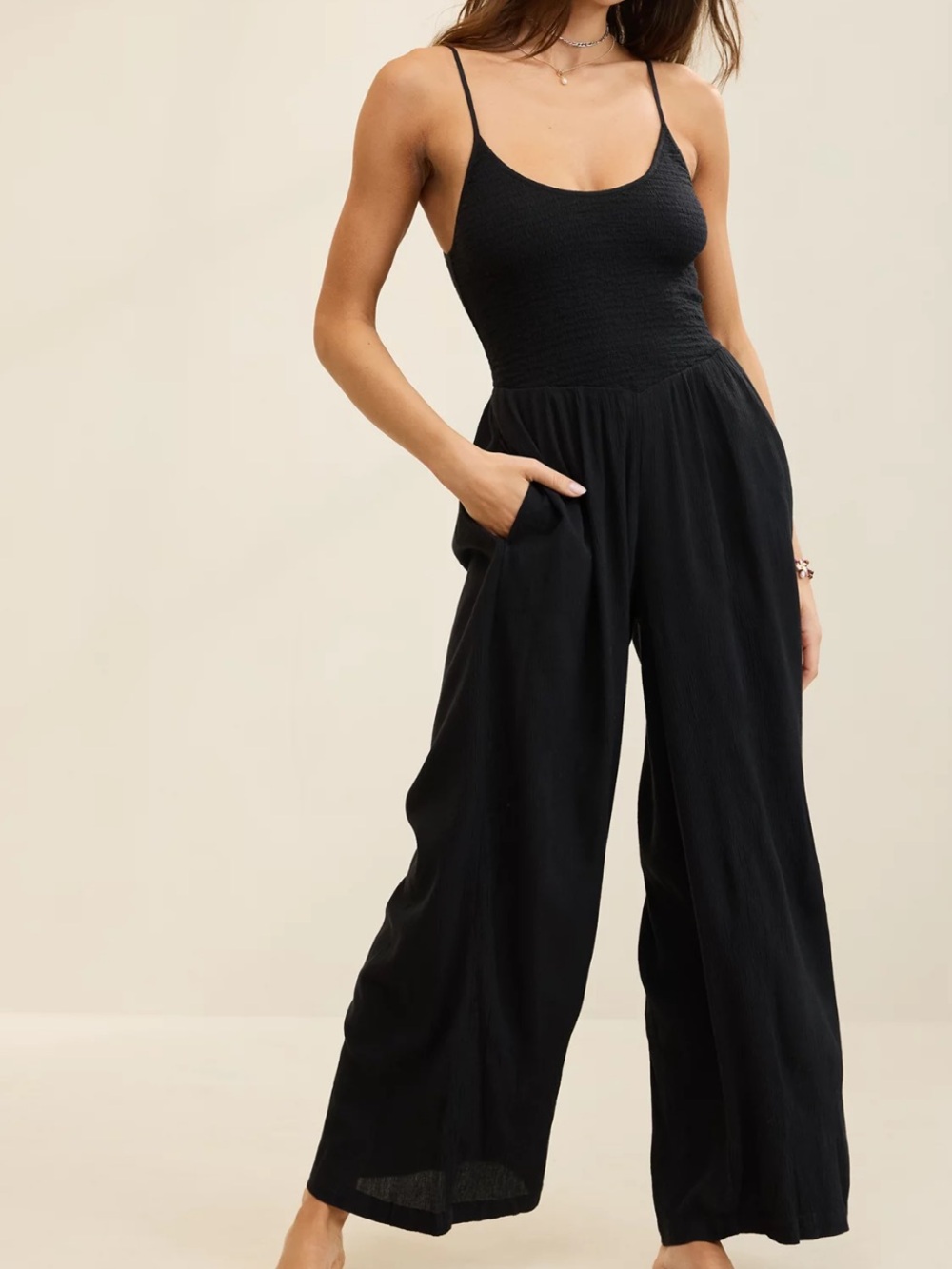 Sold out! New American Eagle The Barre Smocked Jumpsuit